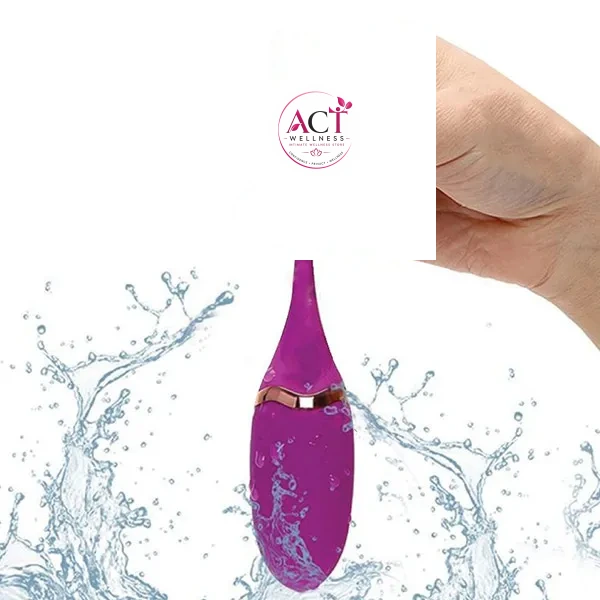 Remote Control Vibrating Capsule Private Massager - Product Gallery View 2 | act wellness