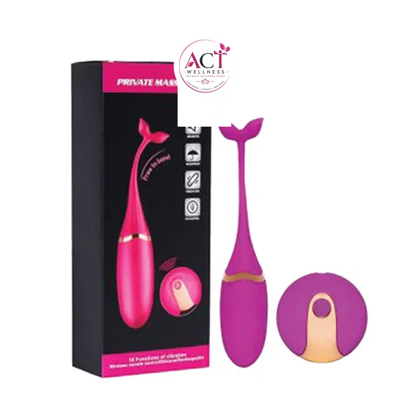 Remote Control Vibrating Capsule Private Massager - Product Gallery View 3 | act wellness