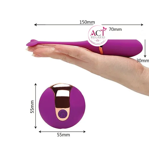 Remote Control Vibrating Capsule Private Massager - Product Gallery View 4 | act wellness