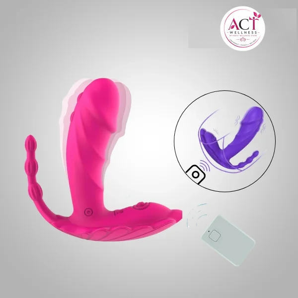 Remote Control Wearable Panty G Spot Butterfly Vibrators for Women & Couples - Buy Online in India | act wellness - view 1