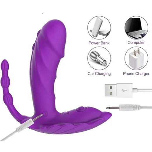 Remote Control Wearable Panty G Spot Butterfly Vibrators for Women & Couples - Product Gallery View 2 | act wellness