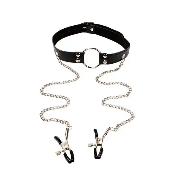 Restraints Nipple Clamps Slave Collar Fetish - Product Gallery View 4 | act wellness