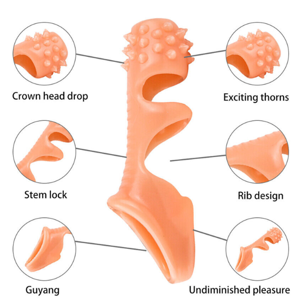 Male Penis Sleeve Girth Reusable Condom - Product Gallery View 5 | act wellness