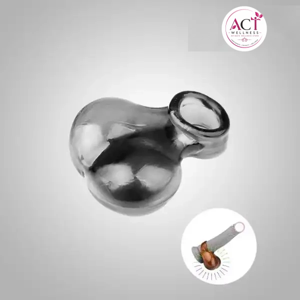 Reusable Penis Ball Ejaculation Delay Condom Ring - Buy Online in India | act wellness - view 1