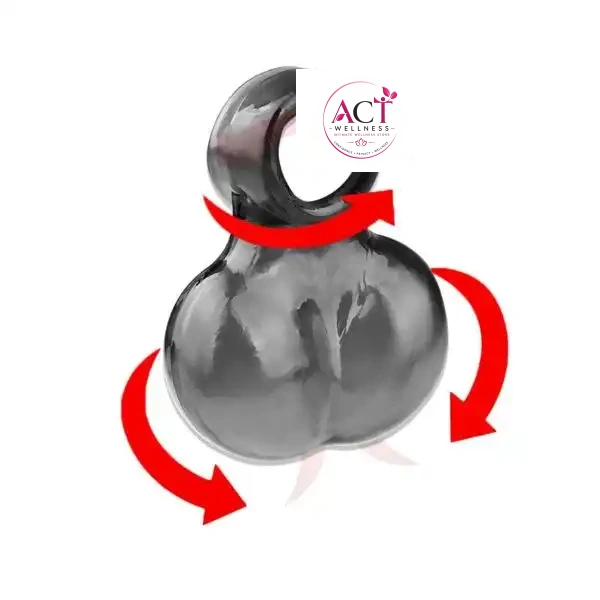 Reusable Penis Ball Ejaculation Delay Condom Ring - Product Gallery View 5 | act wellness