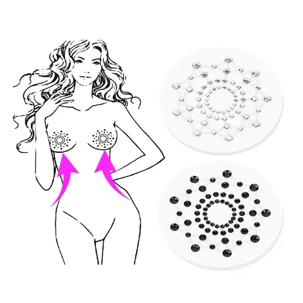 Reusable Self Adhesive Nipple Cover (1 pair) - Product Gallery View 2 | act wellness
