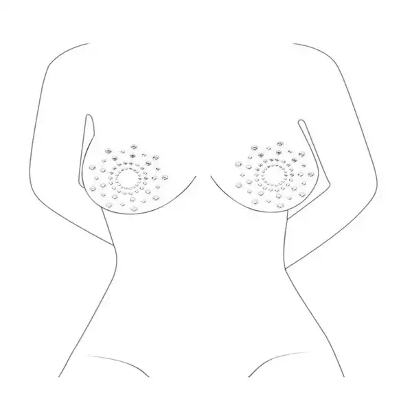 Reusable Self Adhesive Nipple Cover (1 pair) - Product Gallery View 4 | act wellness