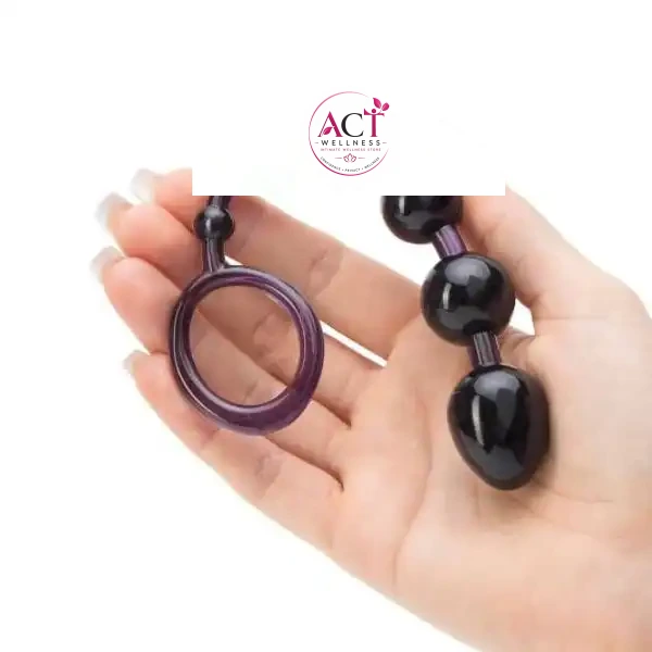 Reverse Anal Beads 6.5 Inch - Product Gallery View 3 | act wellness
