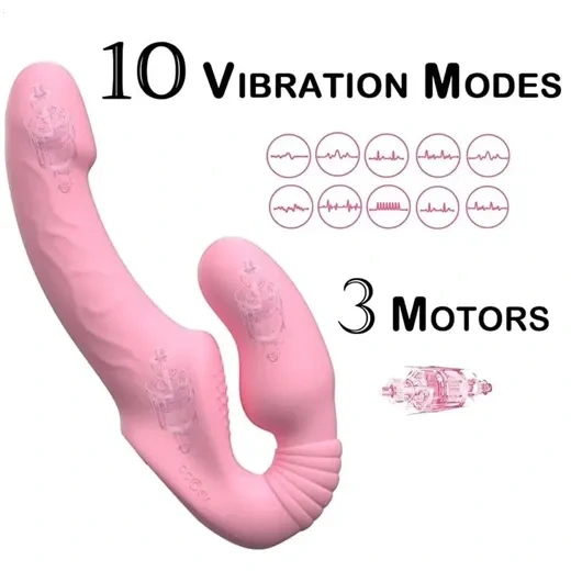 Revolver Strapless G-Spot Vibrating Dildo - Product Gallery View 4 | act wellness