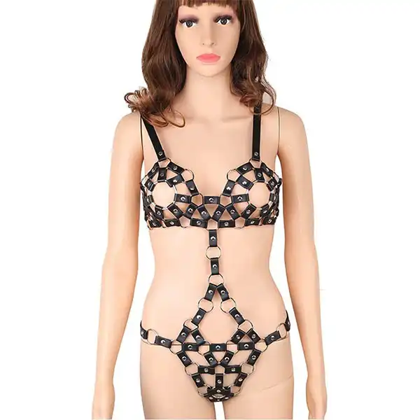 Romantic Bra Harness Body Bondage for Women - Product Gallery View 3 | act wellness