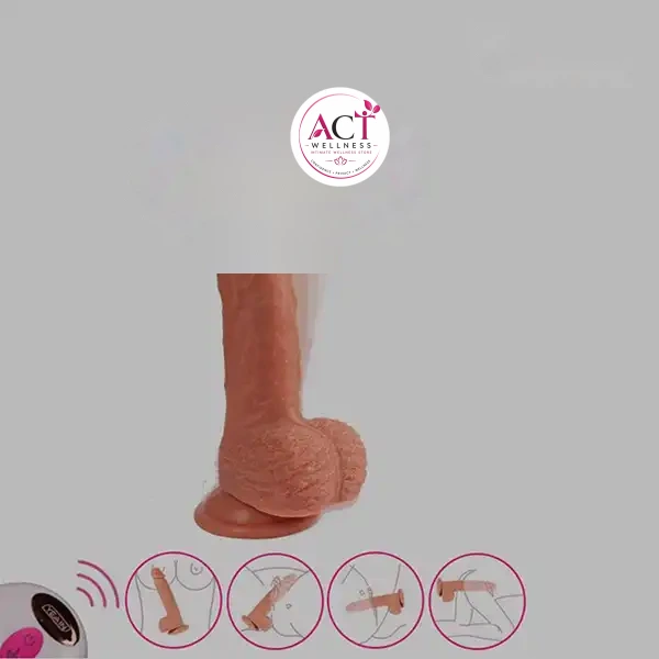 Romeo Remote Control Rotating Dildo With Suction Cup - Buy Online in India | act wellness - view 1