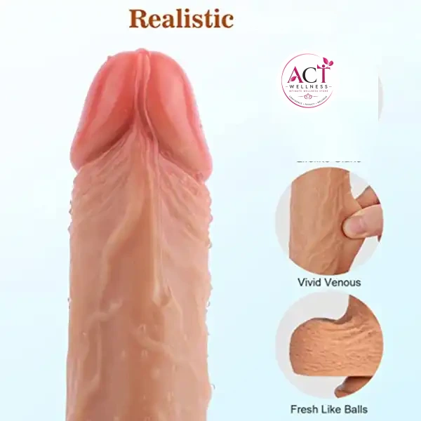 Romeo Remote Control Rotating Dildo With Suction Cup - Product Gallery View 3 | act wellness