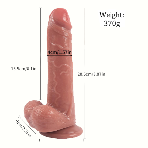 Romeo Thrusting Vibrating Magnetic Charger Dildo - Product Gallery View 3 | act wellness