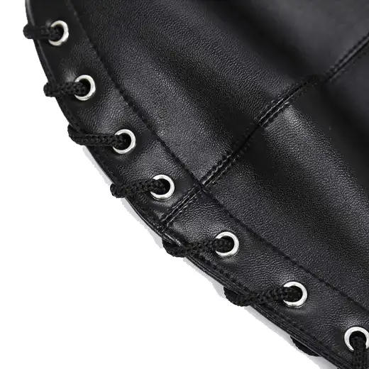 Sex Fetish Slave Hood Leather Mask - Product Gallery View 3 | act wellness