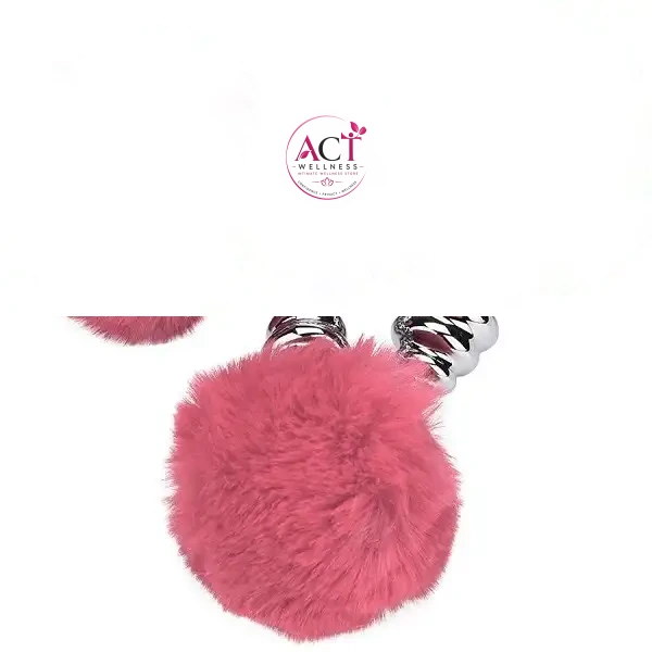 Feather Thread Anal Plug Fox Tail - Product Gallery View 2 | act wellness