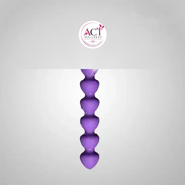 Heart Shape Anal beads - Buy Online in India | act wellness - view 1