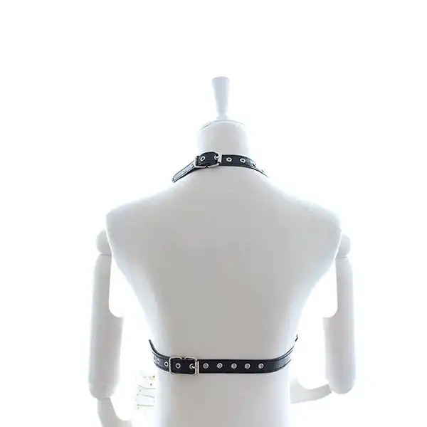 Sexy Cosplay S&M Leather Full Body Fetish Harness Bondage - Product Gallery View 3 | act wellness