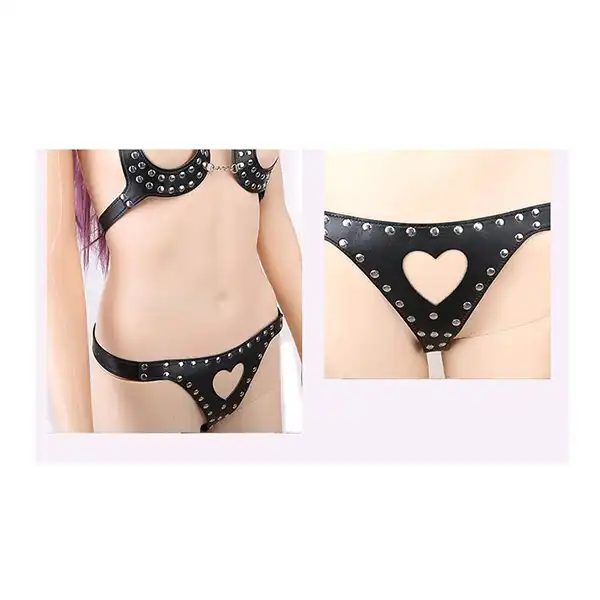 Sexy Cosplay S&M Leather Full Body Fetish Harness Bondage - Product Gallery View 5 | act wellness