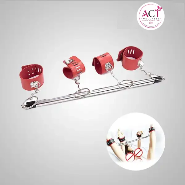 Sexy Leather Bondage Slave Handcuffs Ankle - Buy Online in India | act wellness - view 1
