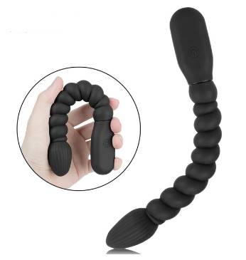 Silicone Vibrator With Extra Head VIB For Women - Product Gallery View 2 | act wellness