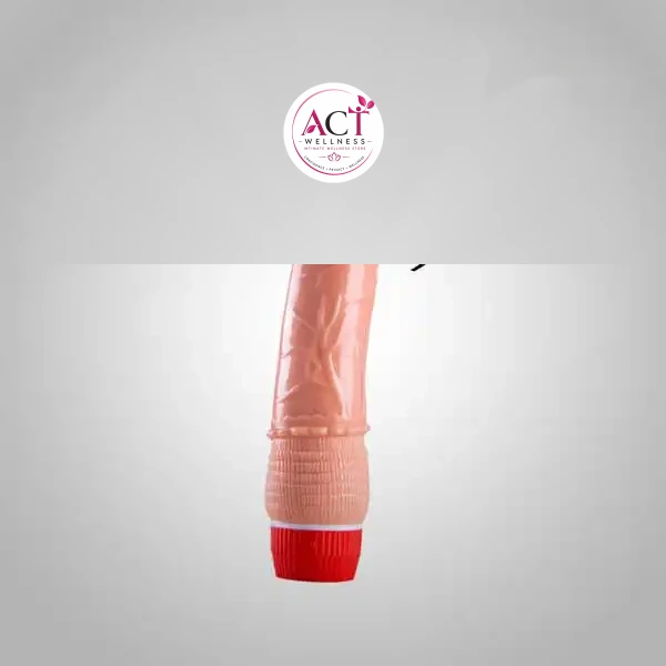 7 Inch Skin Soft Jelly Rubber Female Masturbation Dildo G-Spot Clitoris Massager Vibrator - Buy Online in India | act wellness - view 1