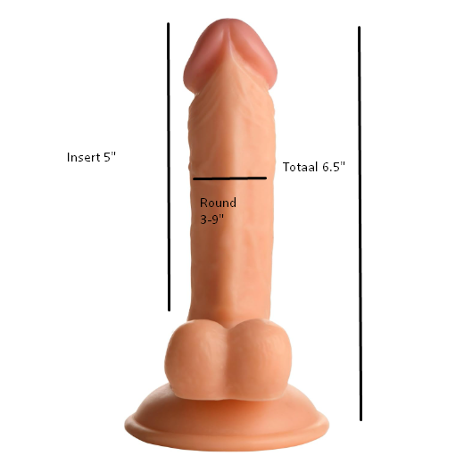 Slim Dildo with Suction Cup for Beginners - Product Gallery View 2 | act wellness