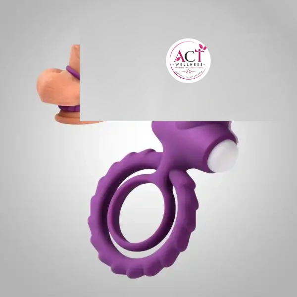 Soft Rabbit Vibrating Cock Ring For Men - Buy Online in India | act wellness - view 1