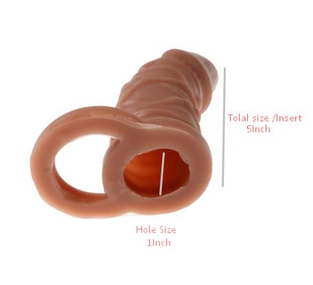 Soft Silicone Penis Sleeve Extender - Product Gallery View 2 | act wellness