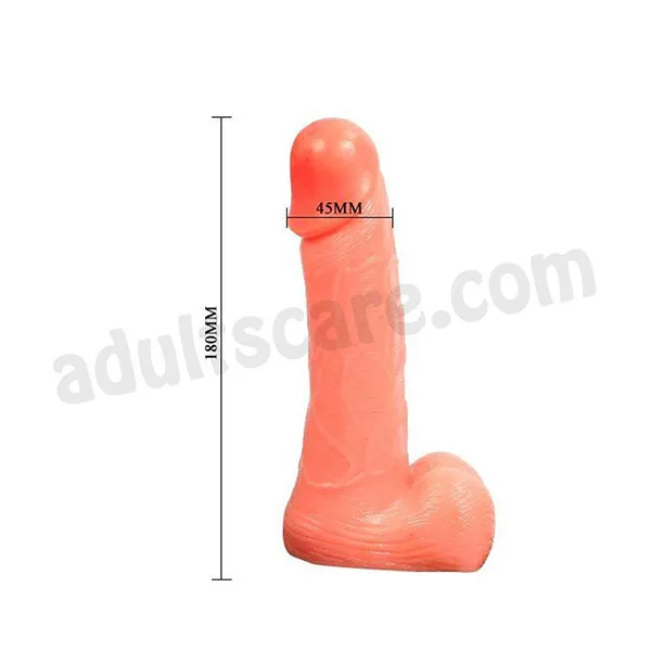 Solid Strap On Dildo With Harness - Product Gallery View 4 | act wellness