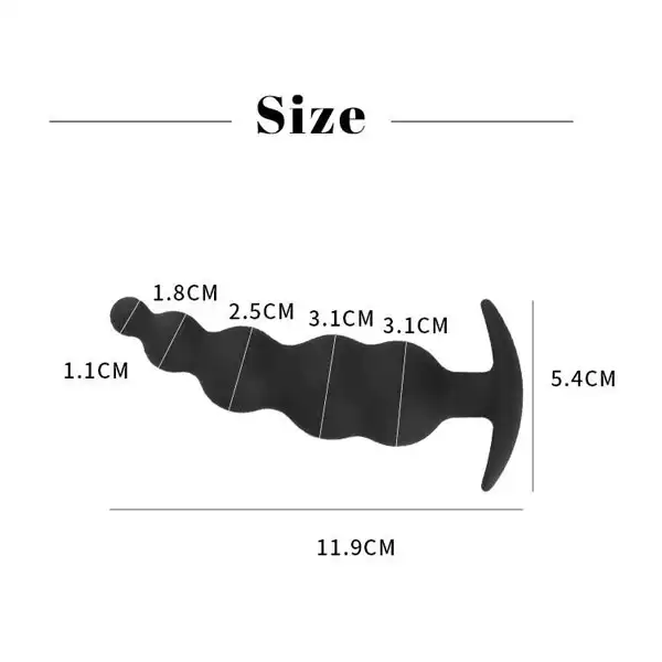 Space Anal beads Butt plug - Buy Online in India | act wellness - view 1