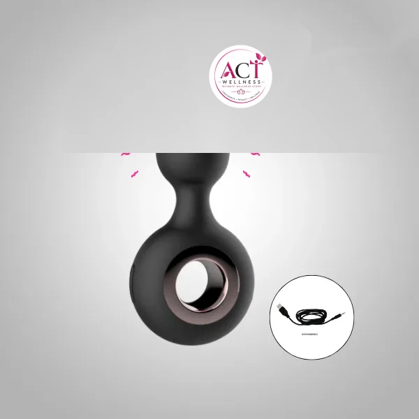 Space Vibrating Anal Plug Vibrating Ring Butt Plug - Buy Online in India | act wellness - view 1