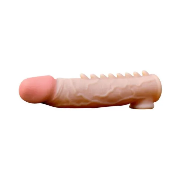 7 Inch Spikes Double Hole Reusable Penis Extender Sleeves - Product Gallery View 2 | act wellness