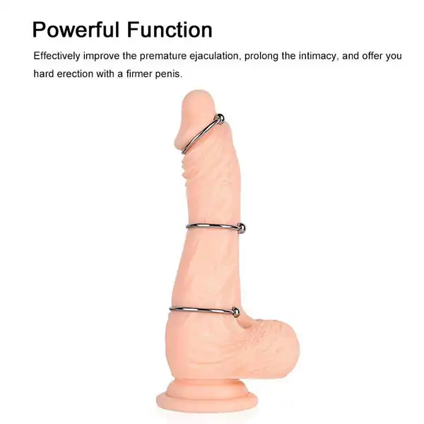 Stainless Steel 5 Size Cock Ring for Men Cock Ring For Men - Product Gallery View 3 | act wellness