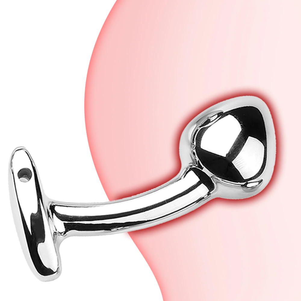 Stainless Steel Anal Plug Curved Sex Toys Women Men G-spot Dildo Butt Plug - Product Gallery View 2 | act wellness