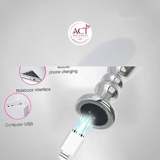 Stainless Steel Anal,Prostate Vibrators with USB charge - Buy Online in India | act wellness - view 1