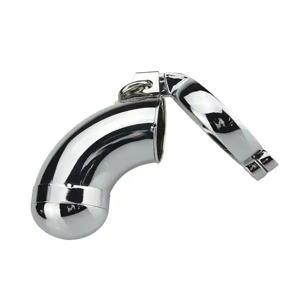 Stainless Steel Male Chastity Cage Bondage Penis Lock Ring - Product Gallery View 3 | act wellness