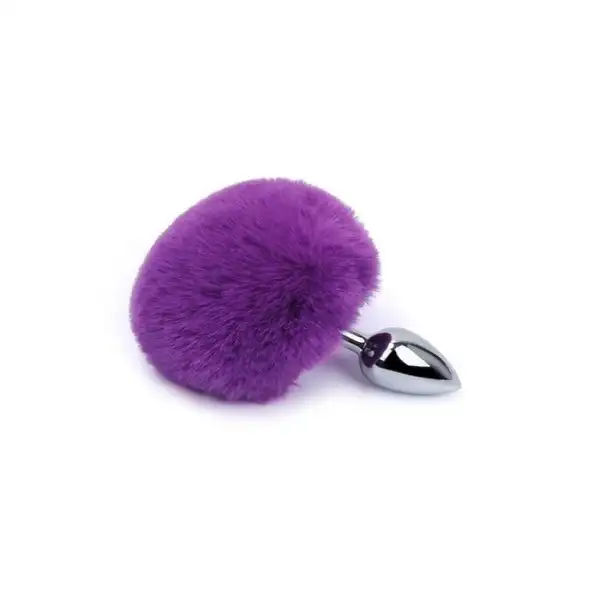 Steel Butt Plug With Rabbit Tail - Product Gallery View 6 | act wellness