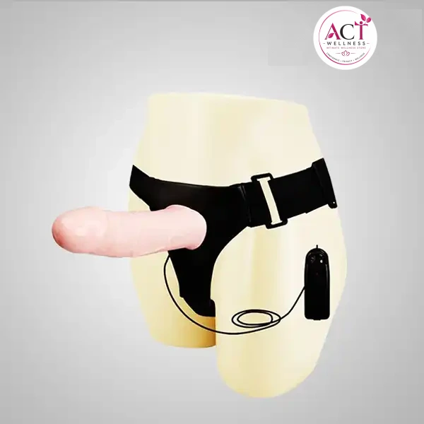 Hollow Strap On Dildo With Vibration - Buy Online in India | act wellness - view 1