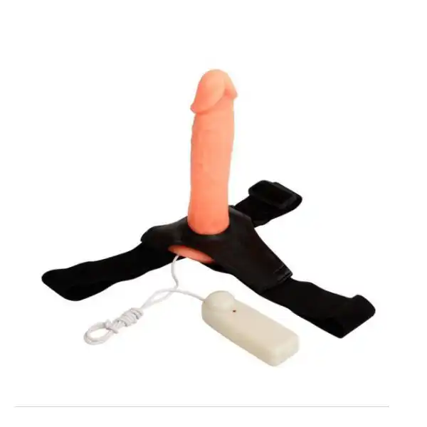Hollow Strap On Dildo With Vibration - Product Gallery View 3 | act wellness