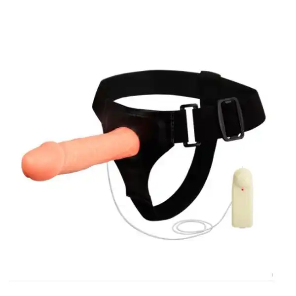 Hollow Strap On Dildo With Vibration - Product Gallery View 4 | act wellness