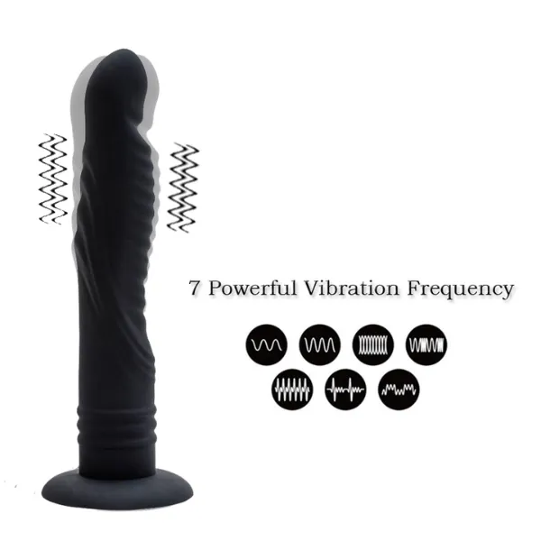 Strap-on Ripple Dildo Vibe - Product Gallery View 3 | act wellness