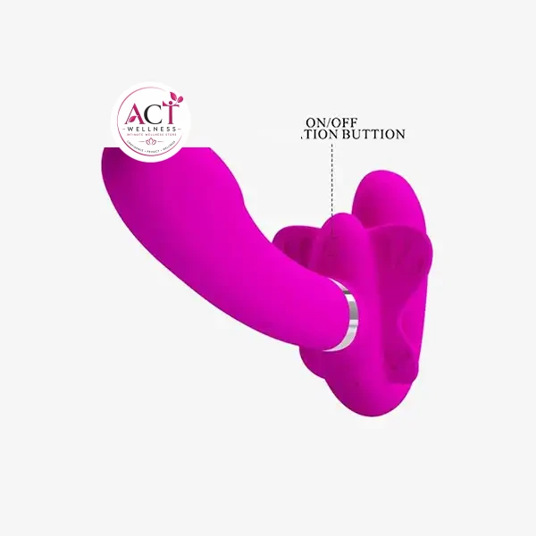 12 Speed Vibration Double Penetration Strap-on Vibrator Lesbian Sex Toys - Product Gallery View 3 | act wellness