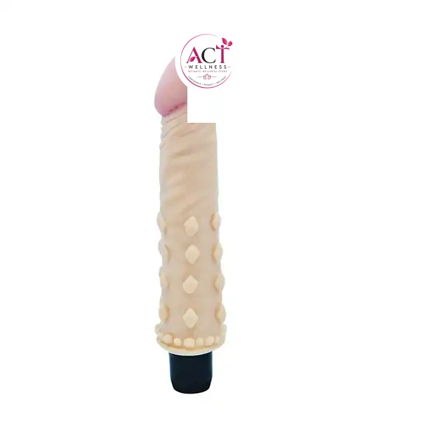 Super-Realistic Cyber Skin 7.1 Stud Dildo - Product Gallery View 2 | act wellness