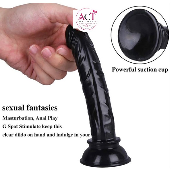 Super Slim Black dildo for beginners - Product Gallery View 4 | act wellness