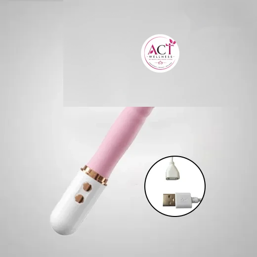 Telescopic Thrusting Vibrator Hidden dildo - Buy Online in India | act wellness - view 1