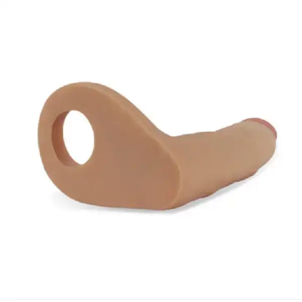 The Ultra Soft Double Penetrator with ring 6 Inch - Product Gallery View 2 | act wellness