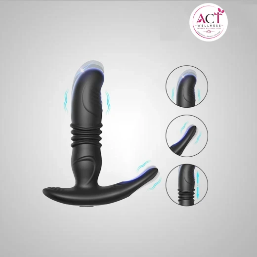Thrusting Anal Vibrator Remote Control Prostate Massager - Buy Online in India | act wellness - view 1