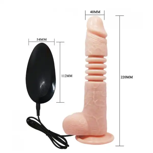 Thunder Up Realistic Dildo Vibrator - Product Gallery View 3 | act wellness