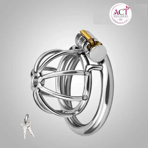 Tomi Stainless Steel Male Chastity Cock Cage - Buy Online in India | act wellness - view 1