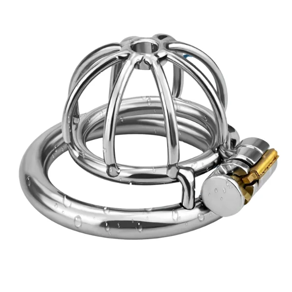 Tomi Stainless Steel Male Chastity Cock Cage - Product Gallery View 2 | act wellness
